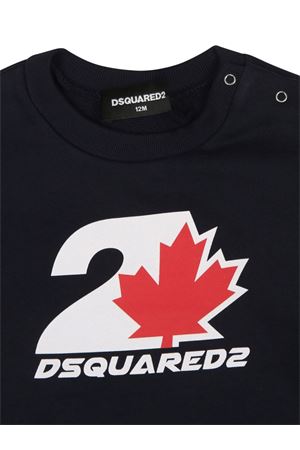 blue cotton sweatshirt DSQUARED KIDS | DQ2503D0094DQ866